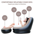 Inflatable Flocked Bean Bag Chair
