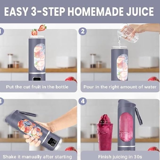 Portable USB Rechargeable Smoothie Blender