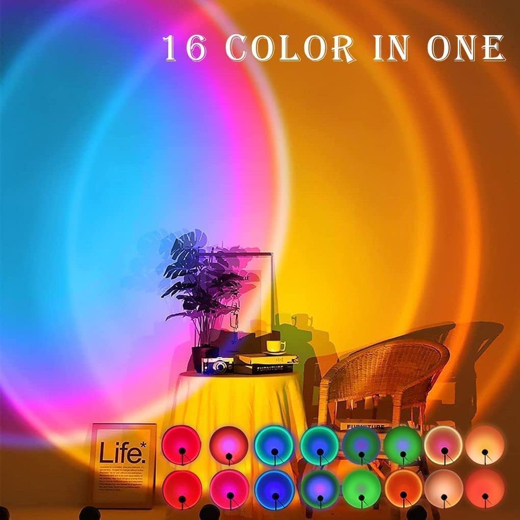 RGB Sunset Projection LED Lamp