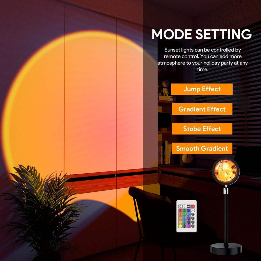 RGB Sunset Projection LED Lamp