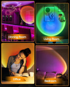 RGB Sunset Projection LED Lamp