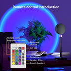 RGB Sunset Projection LED Lamp