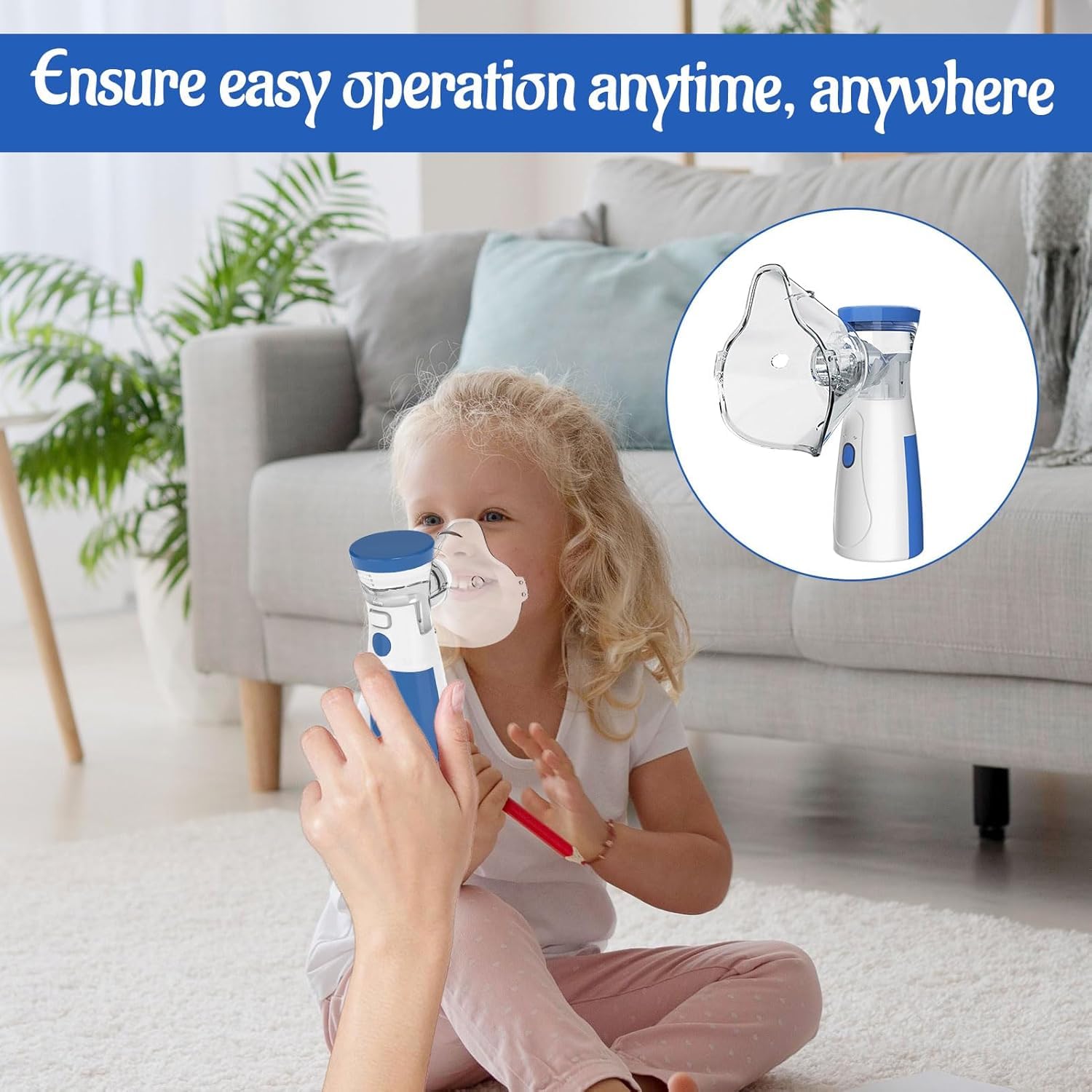 Portable Mesh Nebulizer Ultra-Fine Mist