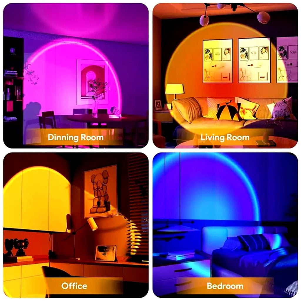 RGB Sunset Projection LED Lamp