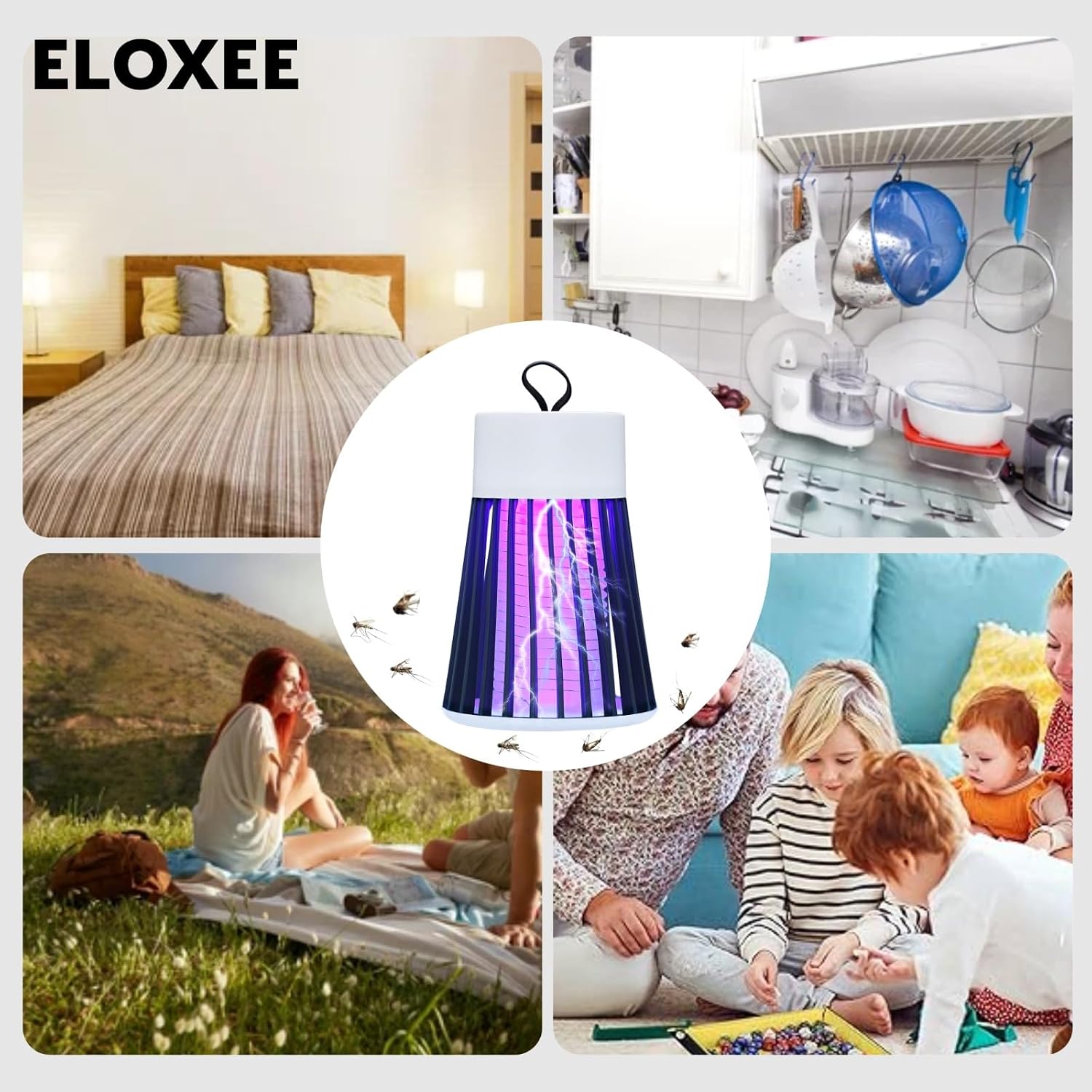Eco-Friendly LED Mosquito Killer Lamp