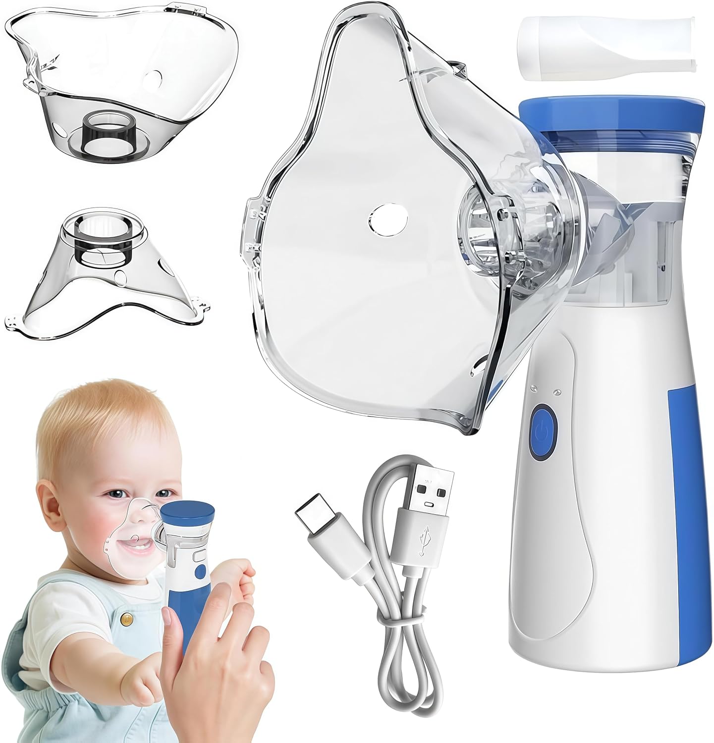 Portable Mesh Nebulizer Ultra-Fine Mist