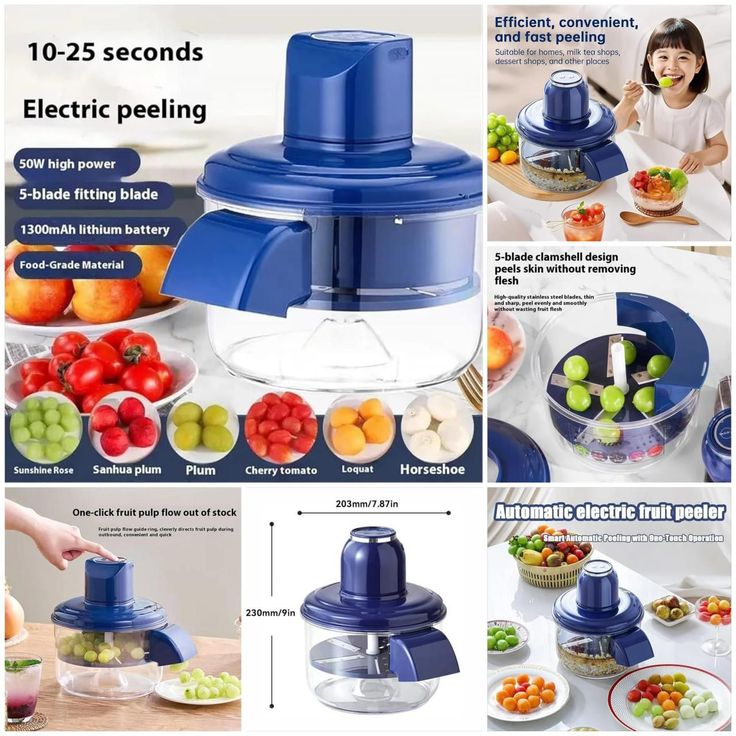 Automatic Electric Fruit and Vegetable Peeler