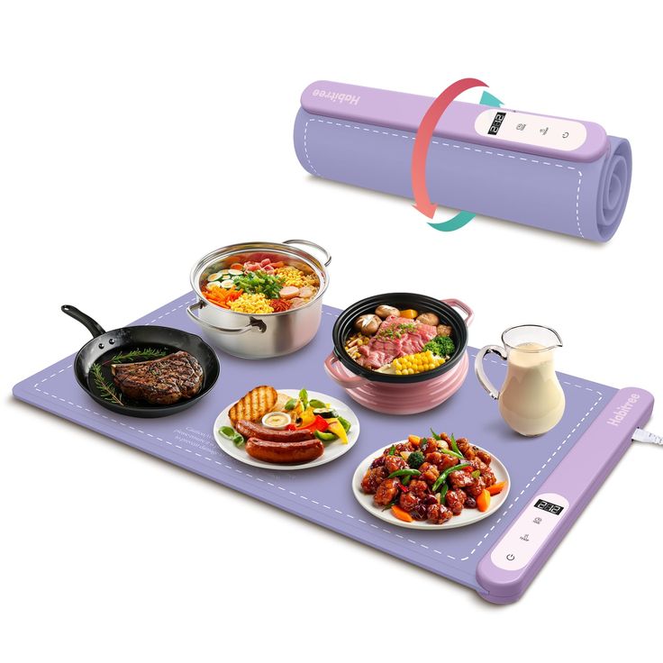 Portable Silicone Electric Warming Tray