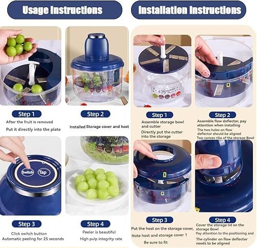 Automatic Electric Fruit and Vegetable Peeler